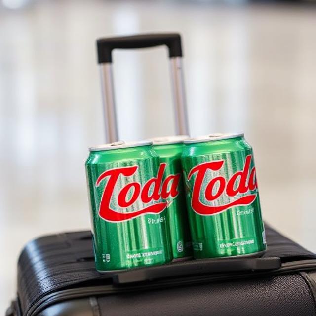 هل يمكنك حزم علب الصودا في الأمتعة المحددة