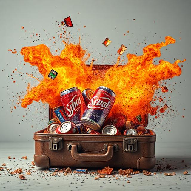هل تنفجر علب الصودا حقًا في الأمتعة