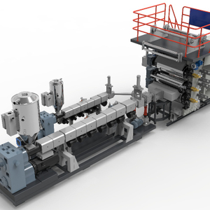 آلة بثق الألواح البلاستيكية الذكية وآلة القطع