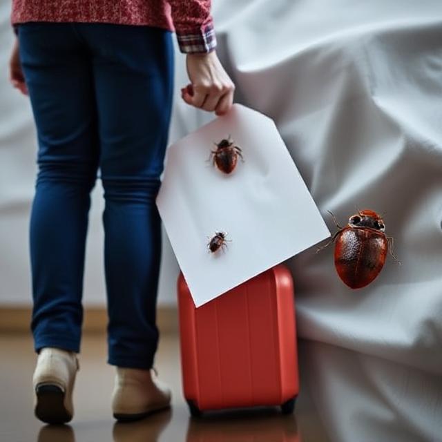 كيفية فحص حقيبتك لحشرات الفراش